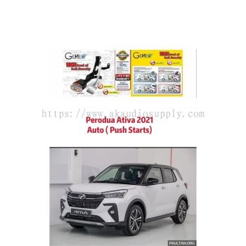 PERODUA ATIVA 2021 - 2022 ( AUTO PUSH ) GENEO PEDAL LOCK DOUBLE LOCK BRAKE LOCK - A11336