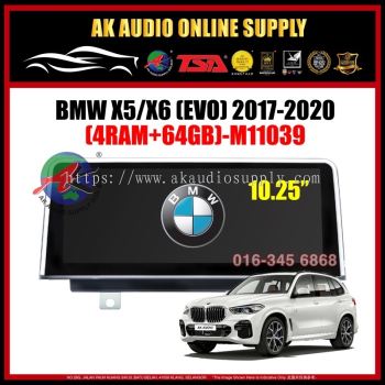 BMW X5 / X6 2017 - 2020 EVO Android Player 10.25" Inch  4Ram + 64GB  Monitor - M11039