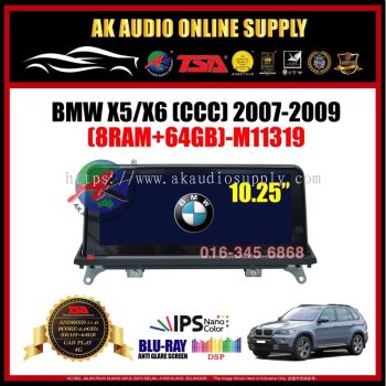 BMW X5 / X6 CCC 2007 - 2009 [ 8Ram + 64GB ] Blu-Ray Anti Glare Screen 10.25" IPS +4G+Carplay Android Player - M11319