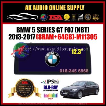 BMW 5 Series GT F07 NBT 2013 - 2017 [ 8Ram + 64GB ] Blu-RayAntiGlare Screen 12.3" IPS + 4G+Carplay Android Player-M11305