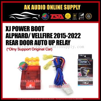 Power Boot Toyota Alphard / Vellfire ANH30 2015 - 2021 Back Door Open Kit Rear Door Auto Up Relay- A13077