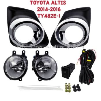 Toyota Corolla Altis 2014 2015 2016 ( TY-482E ) OEM Fog Lamp Sport Light Full Sets