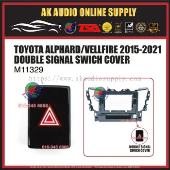 Toyota Alphard / Vellfire ANH30 2020 - 2021 Android Casing Double Signal Switch Cover (1 pcs) -M11329