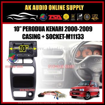 Perodua Kenari 2000 - 2009 Android Player 10" Inch Casing + Socket - M11133