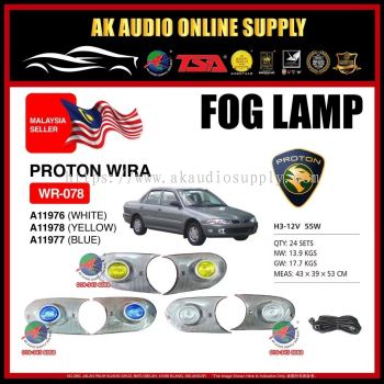 ( 1 Pair ) Pentair Proton Wira WR-078 Auto Fog Lamp Bumper Lamp / Spot light / Sport Light