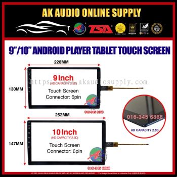 Android Player 2.5D Touch Screen 9��/ 10�� Tablet Spare part