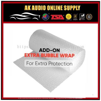 Pack With Extra Bubble Wrap to prevent damages