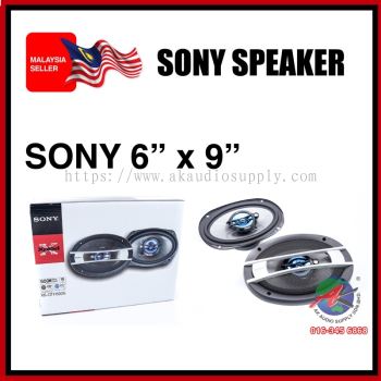 [ 1 Pair ] Sony 6 X 9 3-Way Car Audio Speaker - A11082