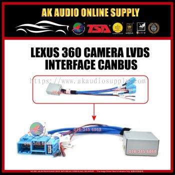 Lexus 360 Camera LVDS Interface Canbus - M11348