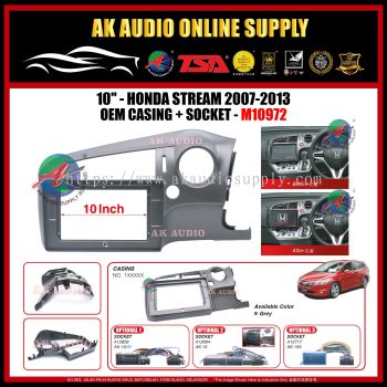 Honda Stream 2007 - 2013 Android Player 10" Casing + Socket - M10972