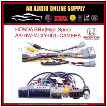 Honda Brv ( With camera socket ) OEM Plug and Play Power Cable Player Socket Car Android Player 9'' & 10''