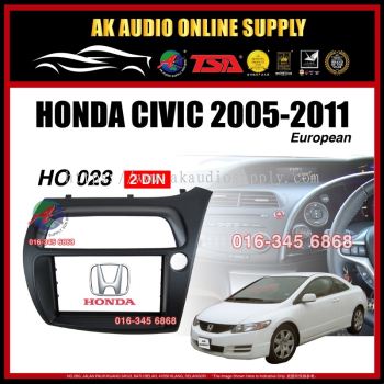 Honda Civic 2005 -2011 ( HO-023 ) 2Din Double din Universal Size 7" Inch Player Casing - A11955