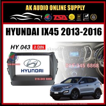 Hyundai Santa FE IX-45 IX45 2013 - 2016 ( HY-043 ) 2Din Double din Size 7" Inch Player Casing