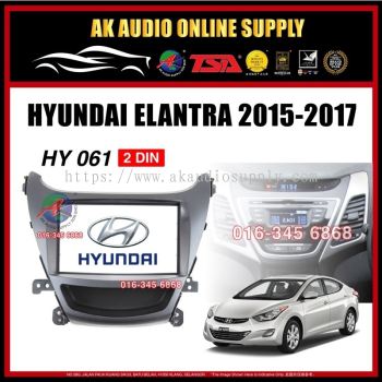 Hyundai Elantra 2015 -2017 ( HY-061 ) 2Din Double din Universal Size 7" Inch Player Casing - A12271