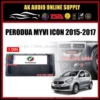 Perodua Myvi Icon 2015 -2017 1Din Single Din Casing Player - A12439