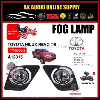 Pentair TOYOTA HILUX VIGO REVO 2016 OEM Fog Lamp Sport Light Full Set TY-555E-2 - A12315