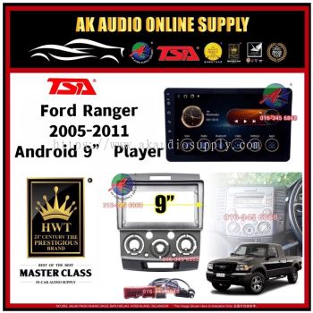 TSA Ford Ranger 2005 - 2011 Android &lt; 1+16GB &gt; 9'' inch Car player Monitor