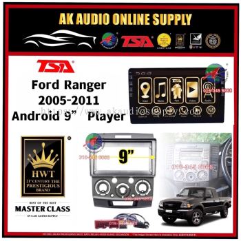TSA Ford Ranger 2005 - 2011 Android 9'' inch Car Player Monitor