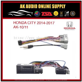 Honda 2012 - 2017 ( AK10/11 ) OEM Plug and Play Power Cable Player Socket Car Android Player 9'' & 10'' - A12858