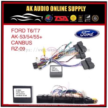 Ford T7 / T6 Car Stereo Power Harness Socket With Canbus For Android Player 9" / 10"