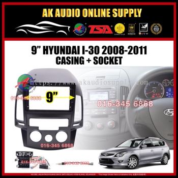 Hyundai i-30 i30 2008 - 2011 Android Player 9" inch Casing + Socket