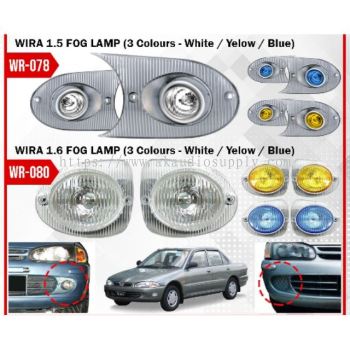 ( 2 pcs ) Pentair Proton Wira Auto Fog Lamp Bumper Lamp / Spot light / Sport Light