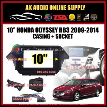 Honda Odyssey RB3 2009 - 2014 Android Player 10" inch Casing + Socket