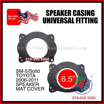 2 Pcs 6.5" Car Front Door Speaker Mounting Bracket Spacer Ring Adapter for Toyota ( SM-85 )