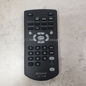 Sony RM-X170 Car DVD Receiver Player Remote Control For XAV-65 / W601 / W600 / W651BT