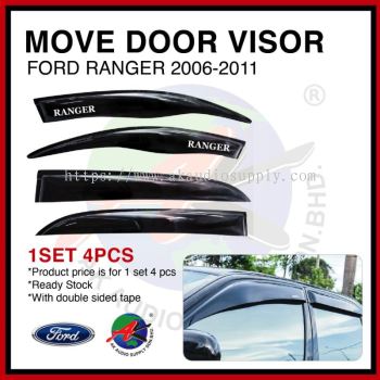 FORD RANGER 2006-2011 MOVE DOOR VISOR AIR PRESS  4PCS  4 INCH