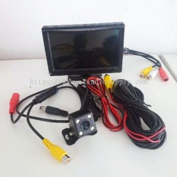 5 inch 480 x 272  TFT Stand LCD Color Car Rear Monitor With LED Camera