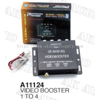 Car Modified RCA Video Spliter Amplifier Booster 1 Into 4 Output Video Crossover