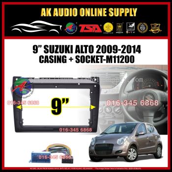 Suzuki Alto 2009 - 2014 Android 9�� inch Casing + Socket - M11200