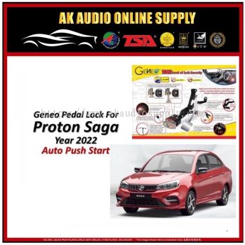 PROTON SAGA 2022 - 2023 ( AUTO PUSH ) GENEO PEDAL LOCK DOUBLE LOCK BRAKE LOCK - A11336