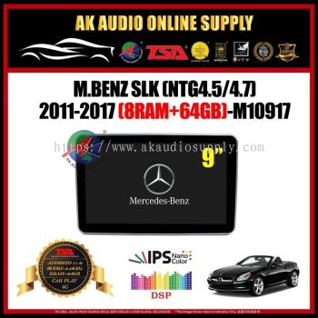 Mercedes-Benz SLK 2011 - 2017 [ 8RAM + 64GB ] 9'' inch IPS + 4G + Carplay + 8 Core Android Player - M10917