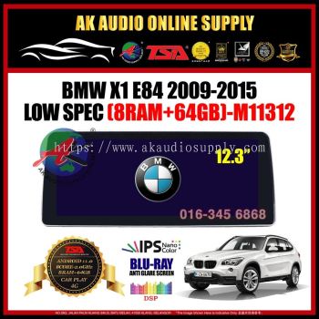 BMW X1 E84 2009 - 2015 [ 8Ram + 64GB ] Blu-Ray Anti Glare Screen 12.3" inch IPS+ 4G+Carplay Android Player