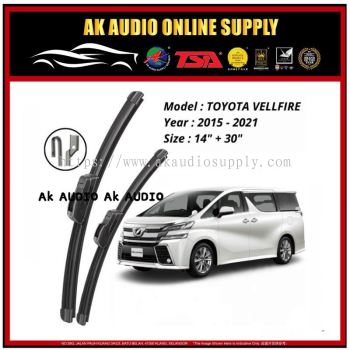 [ 1 Pair ]  Toyota Vellfire / Alphard ANH30 2015 - 2021 Car Windscreen Wiper Blade Windshield 14" + 28"  - W13004 - 324