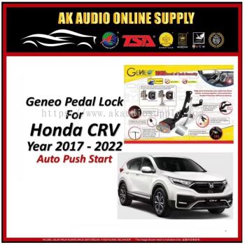HONDA CRV 2017 - 2023 ( AUTO PUSH ) GENEO PEDAL LOCK DOUBLE LOCK BRAKE LOCK - A11336