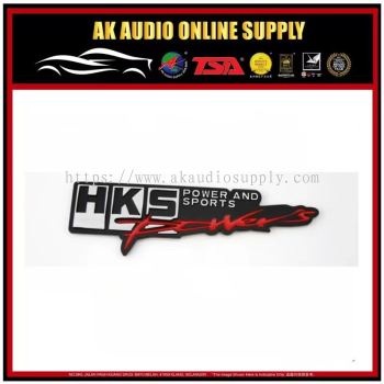 Emblem HKS power logo aluminium hi quality - A12651