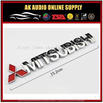 Mitsubishi Car 3D Side Fender Rear Trunk Emblem Badge Sticker For Mitsubishi - A12575