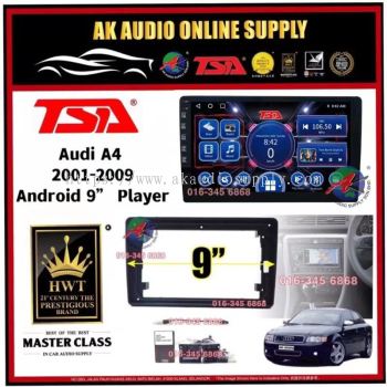 [ MTK 2+32GB ] TSA Audi A4 2001 - 2009  Android 9'' inch Car Player Monitor