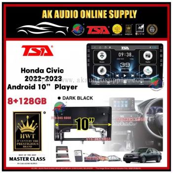 🎁Free AHD Camera🎁8Ram + 128GB DSP 4G Carplay TSA Honda Civic 2022 - 2023 With Canbus Android 10'' TS10 Car Player Monitor