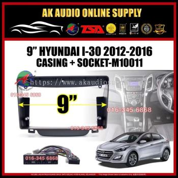Hyundai i-30 i30 2012 - 2016 Android Player 9" inch Casing + Socket - M10011