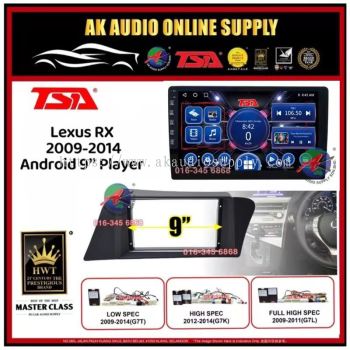 [ MTK 2+32GB ] TSA Lexus RX 2009 - 2011 / 2012 - 2014 With Canbus Android 9'' inch Car player Monitor
