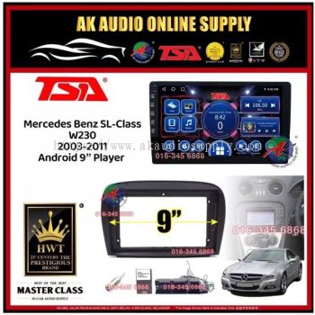 [ MTK 2+32GB ] TSA Mercedes Benz SL-Class W230 2003 - 2011 Android 9'' inch Car player Monitor