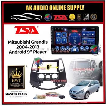 [ MTK 2+32GB ] TSA Mitsubishi Grandis 2004 -2013 Manual Air-Cond Android 9'' inch Car player Monitor