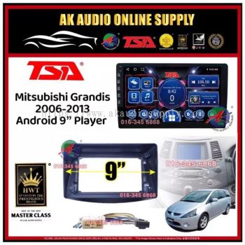 [ MTK 2+32GB ] TSA Mitsubishi Grandis 2006 - 2013 Digital Air-Cond Android 9'' inch  Car player Monitor