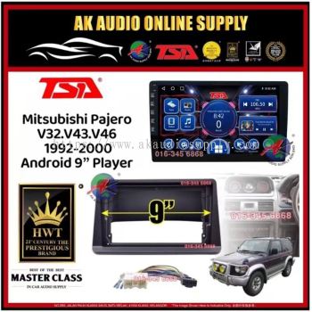 [ MTK 2+32GB ] TSA Mitsubishi Pajero V31, V32, V43, V46 1992 - 2000  Android 9'' inch Car player Monitor