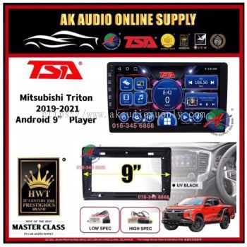 [ MTK 2+32GB ] TSA Mitsubishi Triton 2019 - 2022 Android 9'' inch Car player Monitor
