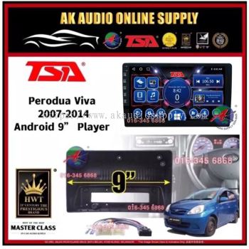 [ MTK 2+32GB ] TSA Perodua Viva 2007 - 2014 ( Small ) Android 9'' inch Car player Monitor